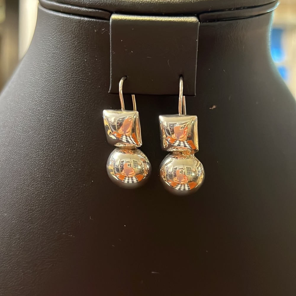 Mexican Solid Sterling Silver!! They are a bit heavy. stamped 0.925 SS.